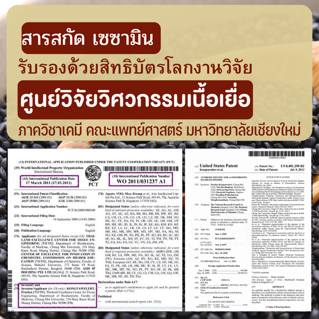 เซซามินงานวิจัย