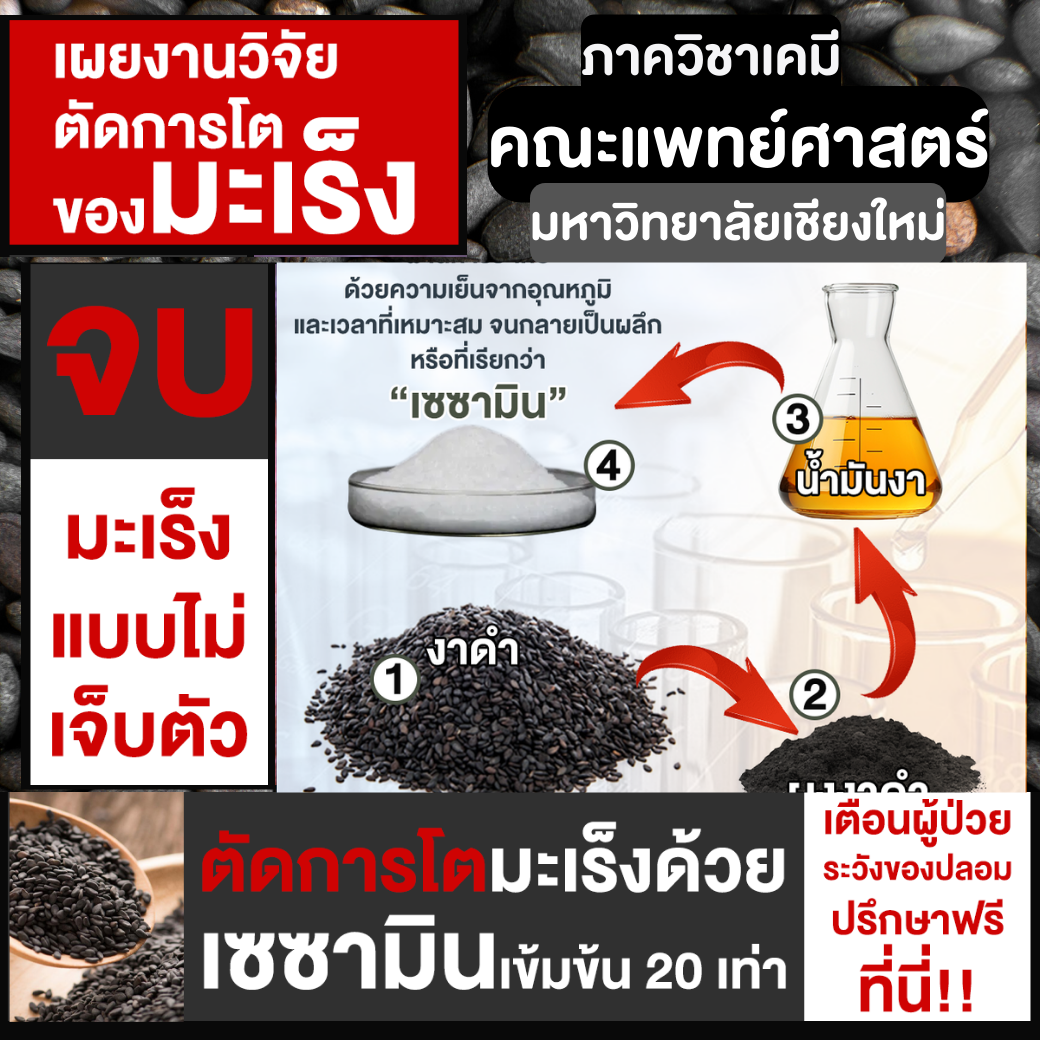 เซซามินต้านมะเร็ง
